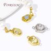 Baroque Beads 18K Gold Plated Spacer Beads,Bracelets Beads Accessories,Separators For Beads,DIY Pearl Necklace Jewelry Making