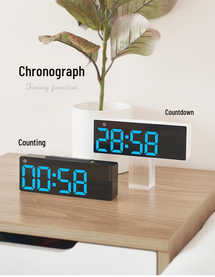 Multifunctional LED Digital Alarm Clock with USB Output - Model 5510