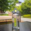 Large Capacity Portable Sports Water Bottle with Straw