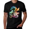 Dragons And Books Tshirt Stain Resistant Casual Tee Tshirt