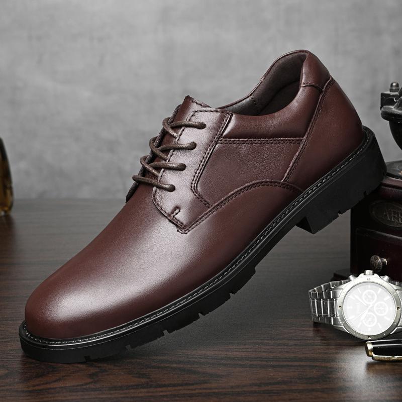 New High Quality Men 'S Shoes Luxury Oxfords Men Casual Genuine Leather Man Business Dress Shoes Men Soft Flats Male Fashion