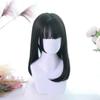 Bybrana Ladies Short Hair Lolita Bangs Wigs Synthetic Hair Heat-Resistant More Cute Personality