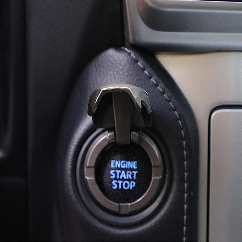 Engine Start Stop Button Cover Push Start Button Ignition Cover Anti-Scratch Universal Button Decorative Ring? (Black)