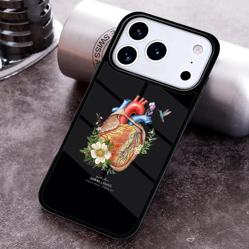Medical Human Anatomy Phone Case for iPhone 17 16 15 Pro Max Air 14 13 12 11 Plus Shockproof Capa Cover