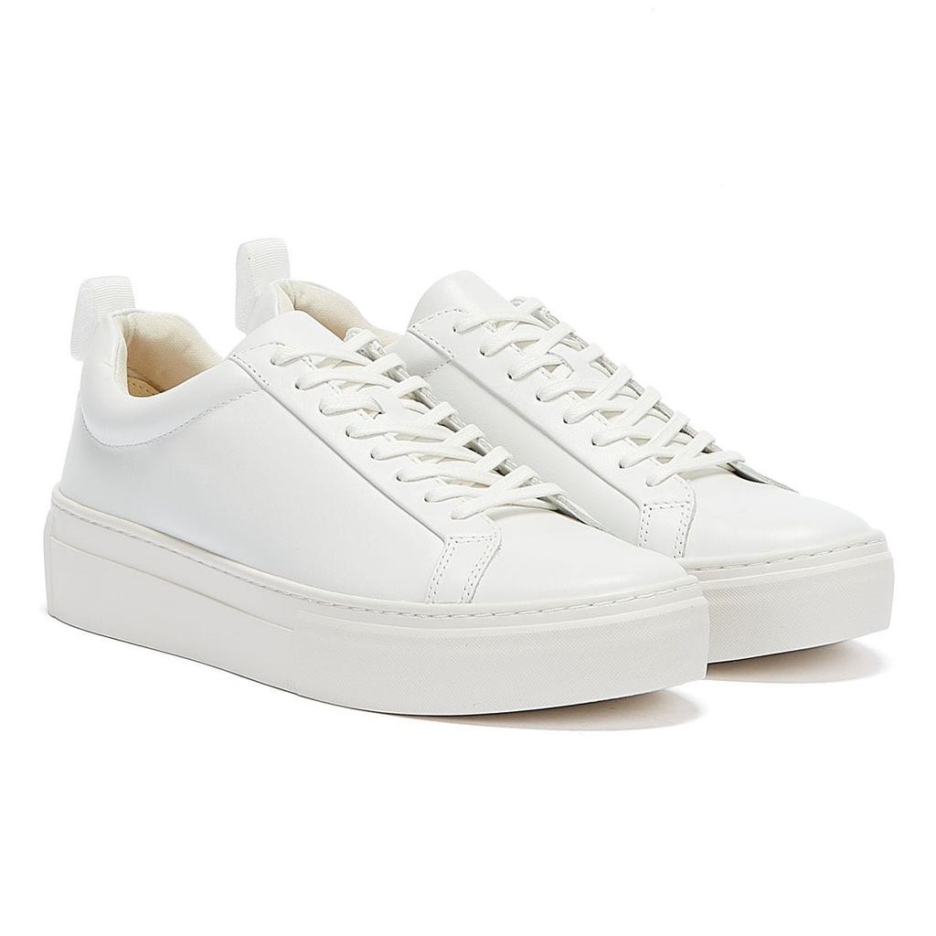 Женские кожаные кроссовки Vagabond Zoe Platform White / White купить  недорого — выгодные цены, бесплатная доставка, реальные отзывы с фото — Joom