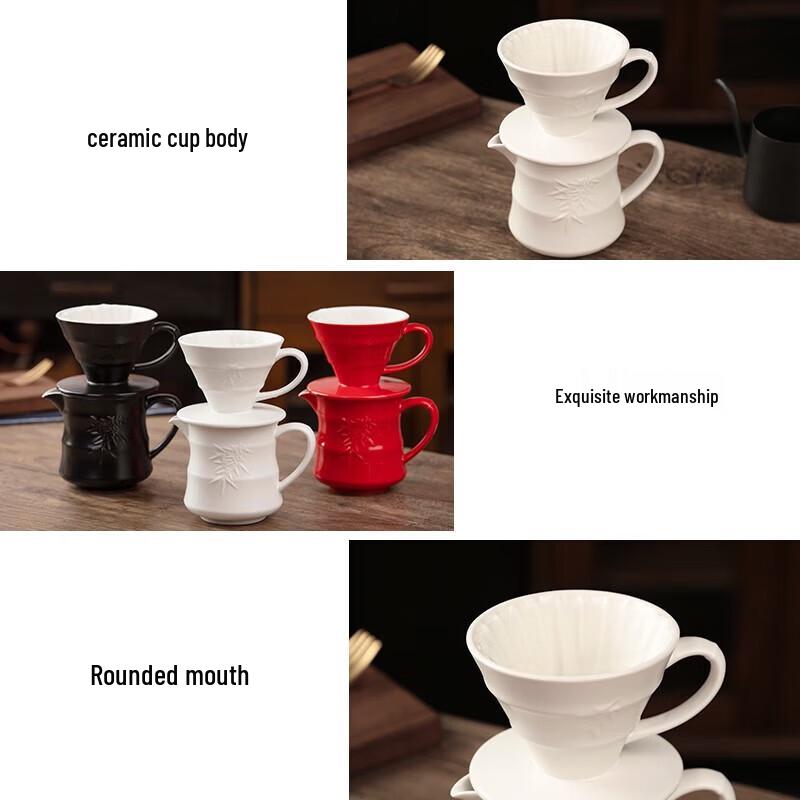 Qian Tang Xuan Living Ceramic Drip Coffee Filter Cup