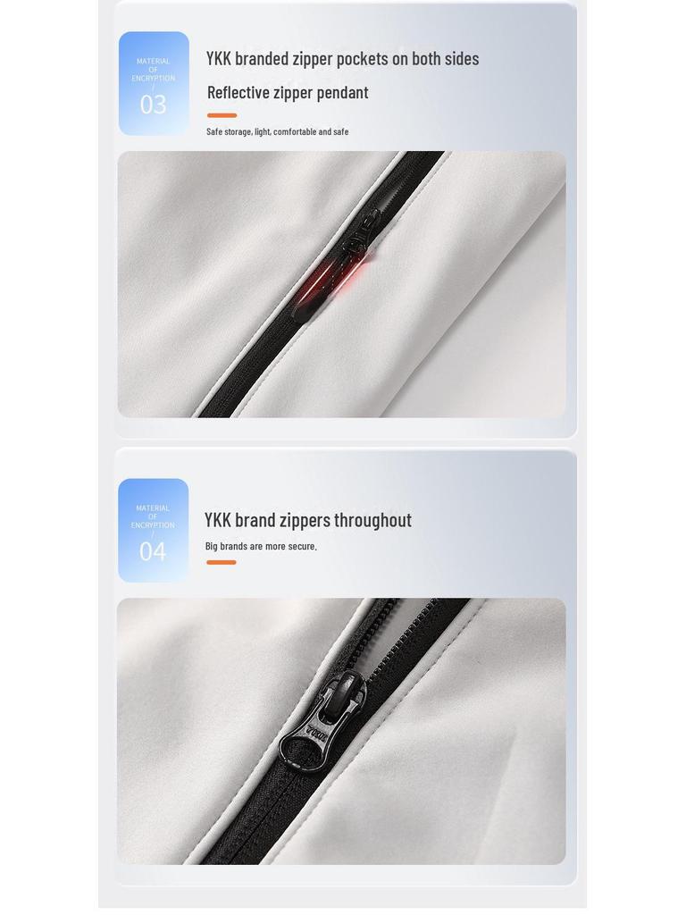 Men's Windproof Waterproof Jacket with Velvet Hood - Trendy Thick Soft Shell for Fall & Winter