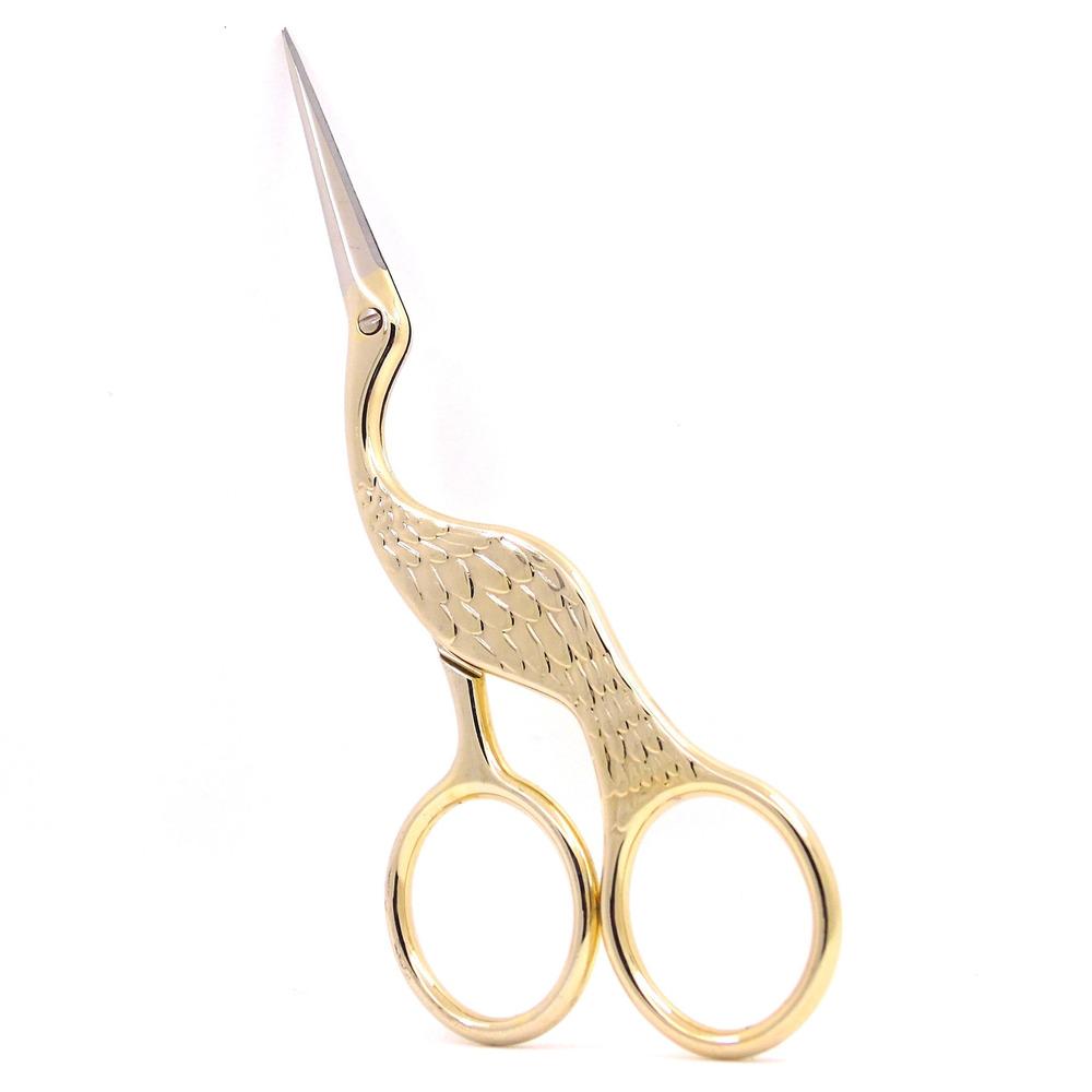 13cm Vintage Style Stork Crane Scissors Antique Cutter Embroidery Tea Scissors Beauty Scissors
