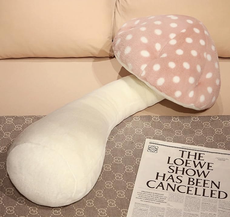

[dokidoki] Mushroom Plush Pillow, Cute Large, Nap Pillow, Fluffy Cushion, Event/Party Favors, Gift [Parallel Import]