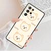 Kawaii Cute Bears Korean Phone Case For Samsung Galaxy S25 S23 S30 S8 S21 S20 FE S24 S22 Note 10 20 Plus lite Ultra