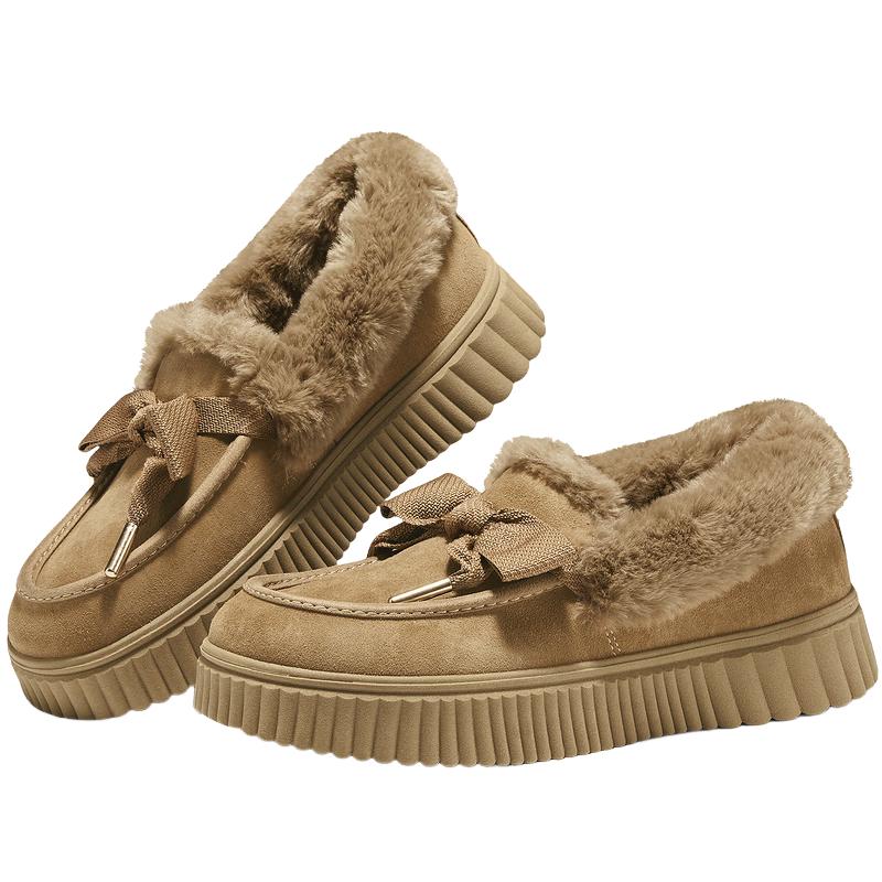 Skechers Women s 169051 Winter Warm Slip-On Flats 38