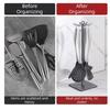 Stable Base Rotating Spatula Rack Movable Spoon Hanging Rack Pot Shovel Rack  for Kitchen