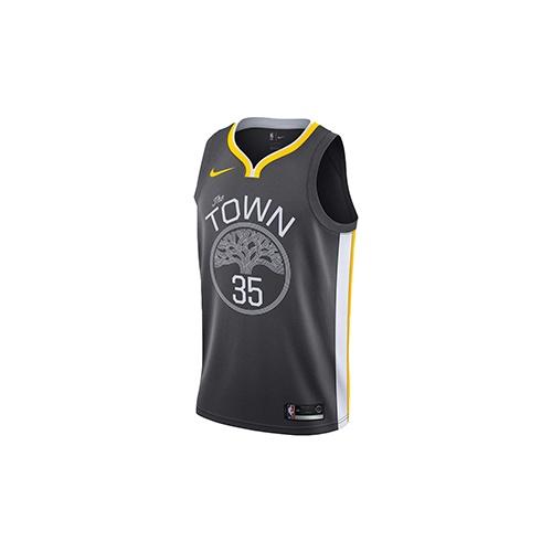 Nike NBA Kevin Durant Statement Edition Swingman Jersey  Black Yellow  Men s 877205-061 S