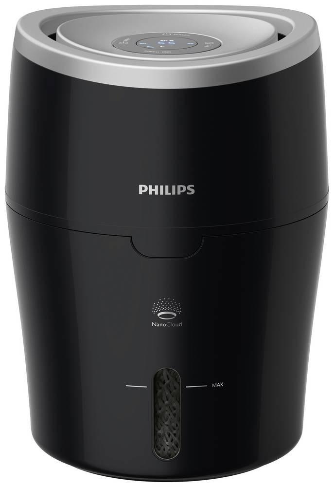 Philips hu4813/10 luchtbevochtiger 2L Zwart/Zilver zwart