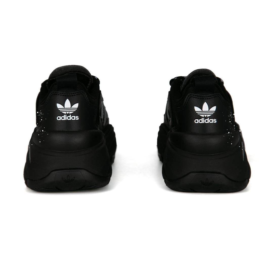 Adidas Originals OZGAIA Little Lucky Abrasion Resistant Abrasion Resistant Low top Chunky Sneakers Women's Black Silver JQ4110(Team562-)