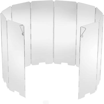 8/10 Plates Burner Screen Guard Windproof Air Baffle Cassette Stove Windshield  Camping Tools