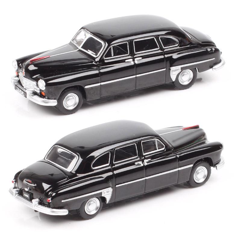 Perka 1/64 Scale Vintage Soviet Gorky GAZ 12 ZIM Diecasts Toy Vehicles Car Model Miniatures Gifts Black