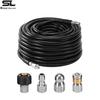 High-Pressure Car Washer Nozzle & Hose Set for Drain Dredging