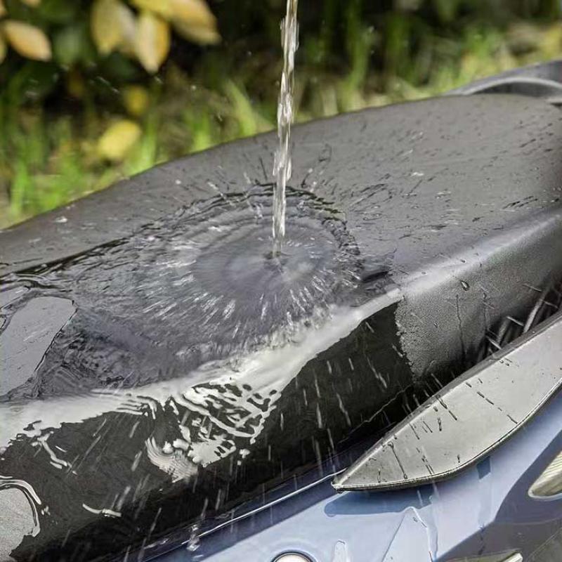 Motorcycle Seat Pu Leather Cover Waterproof Dustproof Sunscreen Motorbike Scooter Cushion Seat Cover Protector Cover Accessories