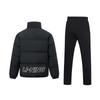 Li Ning Logo Print Einfach Mode Warm Bequem Vielseitig Stehkragen Winddicht Lässig Sportanzug Unisex Anzug YYMV213-3+YKMVA51-1
