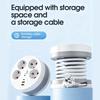 Power Extension Block Intelligent Design 4 Outlet 3 USB Charging Port 280Cm Adjustable Length Cable with Protections
