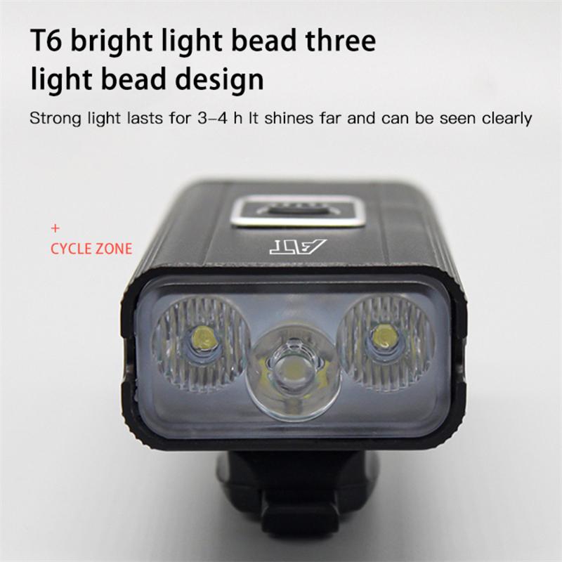 Linterna frontal para bicicleta 500LM LED LB-XL T6LED con Linterna frontal para bicicleta 500LM LED LB-XL T6LED con