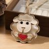 Lightweight Lamb Keyring Soft Bag Charm Cute Sheep Keychain  Sister