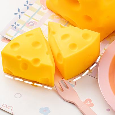

Jumbo Cheese Stress Ball Big Cheese Cube Squishy Soft Shapeable Squeeze Ball Non-Bounce Fidget Toy ASMR Sensory Anti-Stress Gift