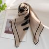 Elegant Silk Wool Scarf - 2025 Autumn Collection: Women's High-End Neck Warmer & Decorative Commuting Shawl
