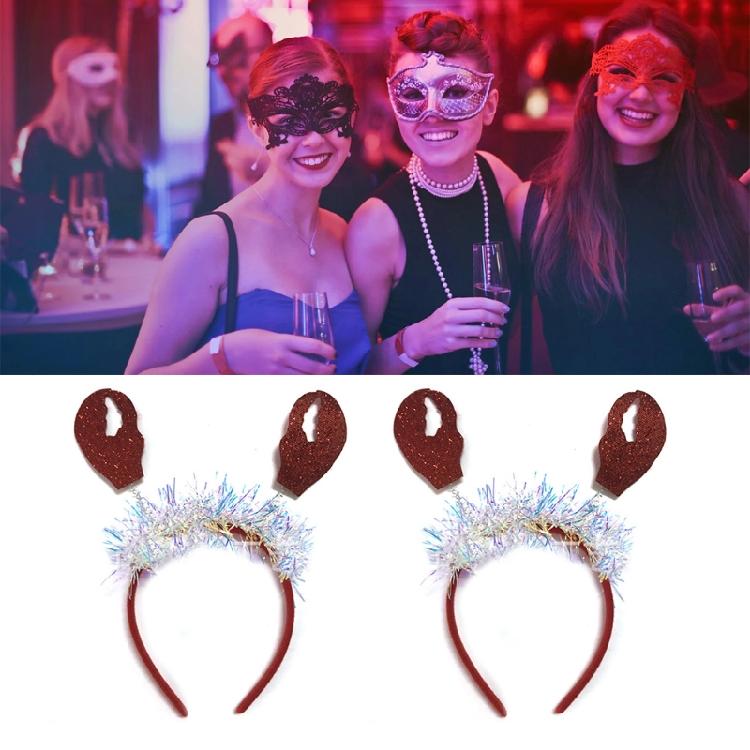 Hair Accessories Women Washing Face Hairband Crab Lobsters Shaped Hair Decors