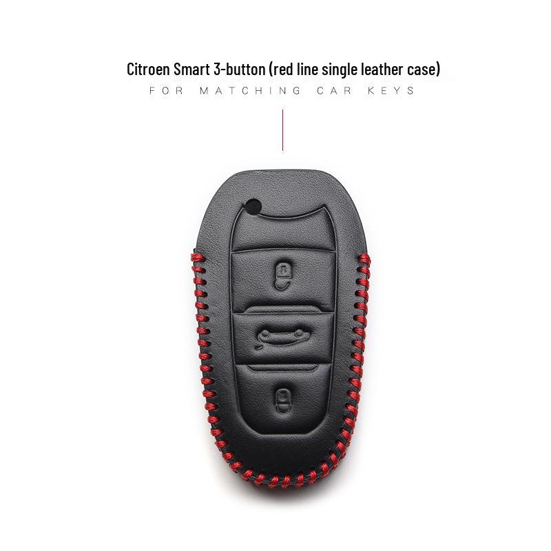 

Leather Key Bag for Citroen C5/C4L/Sega/Triumph & Peugeot 408/307/Elysée Bag Package