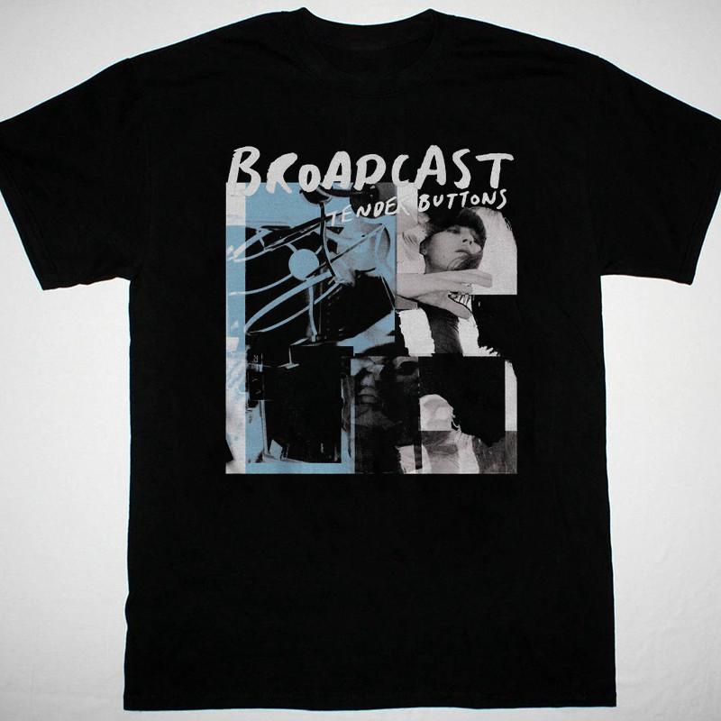 Broadcast band vtg BLACK T-shirt Unisex short sleeve All sizes XA949 M