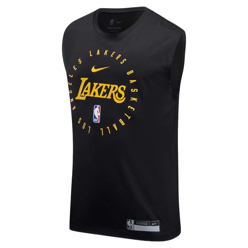 Nike X NBA Dri-Fit NBA Los Angeles Lakers Sleeveless T-Shirt Men Tops Black HF1964-010