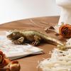 Statue de lézard 3D Résine Animal Statue Caméléon Lézard Décor Mural Maison Pour Jardin Extérieur Patio Porche Bureau+