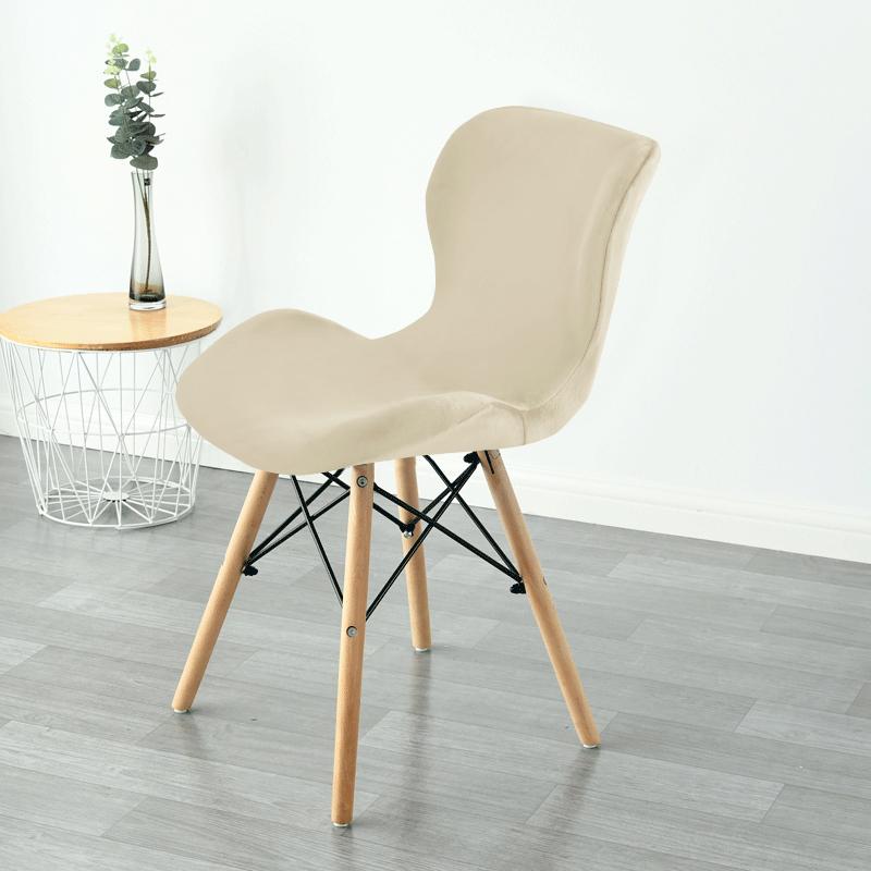 1 buc Husă Scaun Catifea Moale Curbată Huse Scaun Dining Scaun Accent Husa Scaun Funda Silla Asiento Scaun Bar Husă Scaun Bucătărie