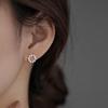 Design Star Stud Earrings Femininity Niche Super Flash Earrings New High-end Earrings