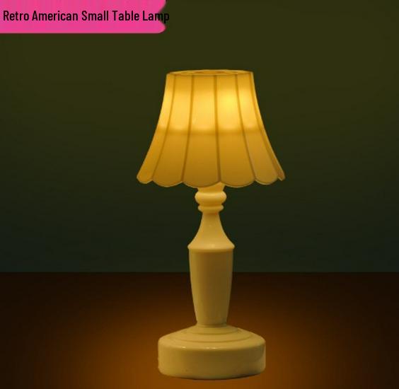 

Ретро ночник: Мини-настольная лампа с защитой для глаз для атмосферы спальни и общежития