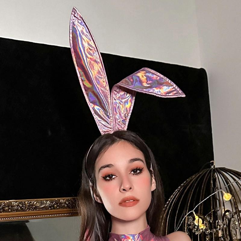 Sexy Unterwäsche im europäischen und amerikanischen Stil, sexy Uniform, bunter Laser-Lackleder-PU-Spiegel-PVC-Anzug-Overall