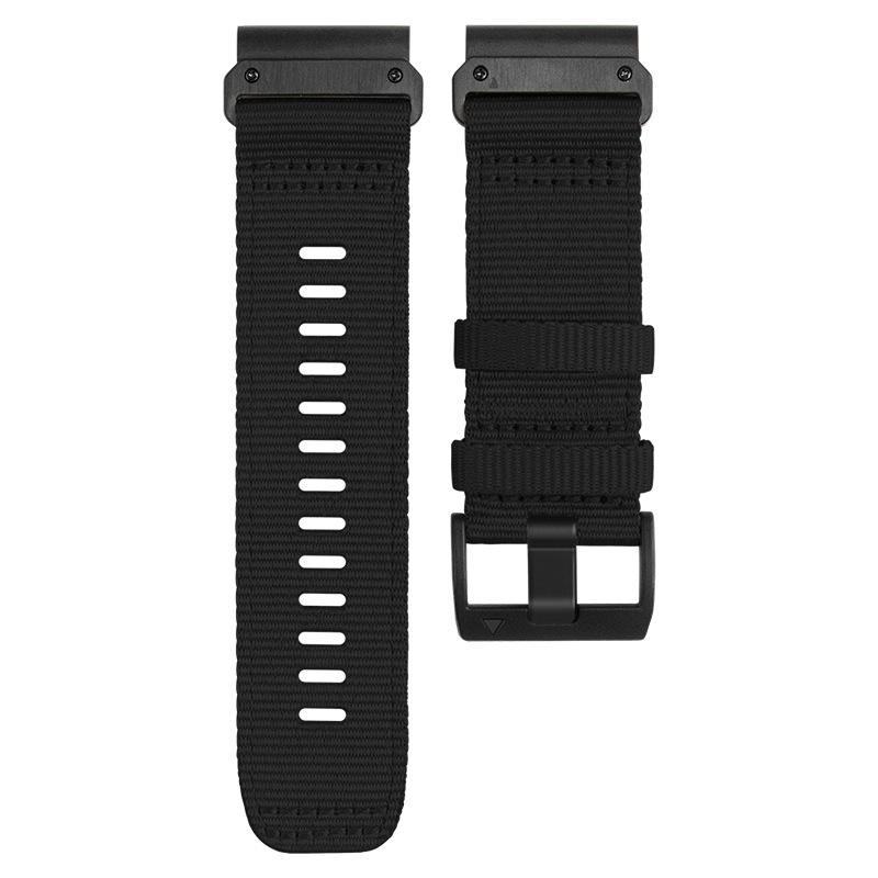 26/22mm Gewebtes Nylon Uhrenarmband für Garmin Fenix 7X Pro/6X/55X Taktische Modelle