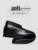 2025 Men's Summer Leather Slip-On Loafers: Soft, Breathable, Deodorant, Low-Cut Shoes for Business & Casual Wear