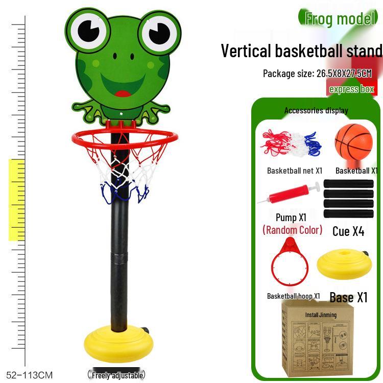 Cartoon Style Adjustable Indoor Basketball Hoop for Kids with Free Shipping