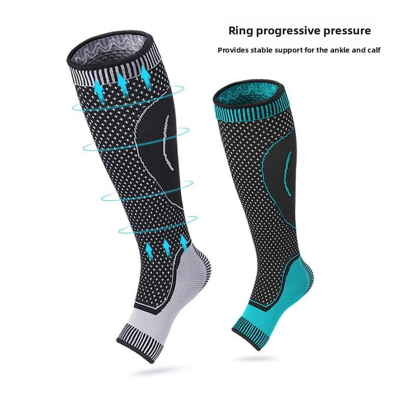 Nylon Knitted Extended Sports Ankle Protection Warm Breathable Pressure Leggings Basketball Football Mountaineering Protective Gear