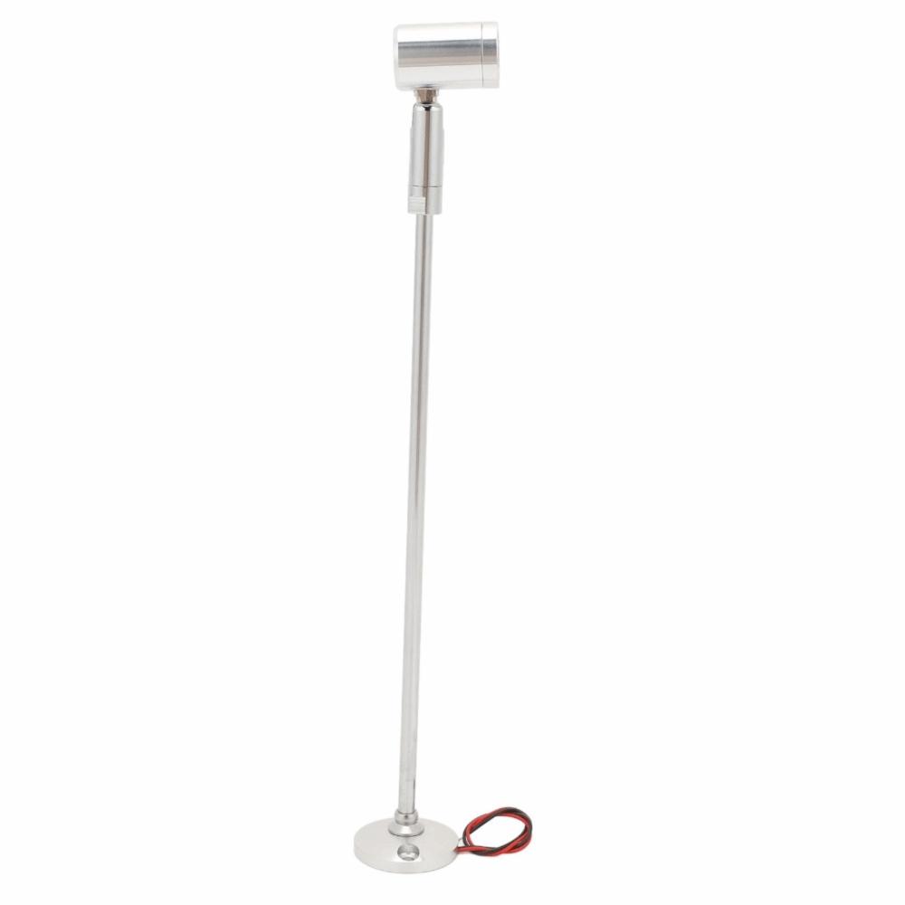 2 Pack 1W LED Accent Light Adjustable Angle Standing Up Spotlight Jewelry Showcase