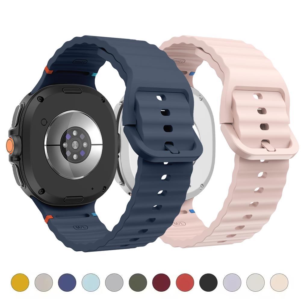 Für Samsung Galaxy Watch 8 Armband 44mm 40mm 46mm Smart Original Silikon Sport Armband Correa Galaxy Watch 8 Classic Band