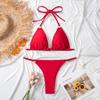 Costume da bagno bikini sexy da donna spezzato in stile europeo e americano 2025