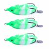 3PCS Portable PVC Snakehead Lure Bait 7cm 5 Types Artificial Lure Bait Soft Simulation Lure Bait Freshwater Fishing