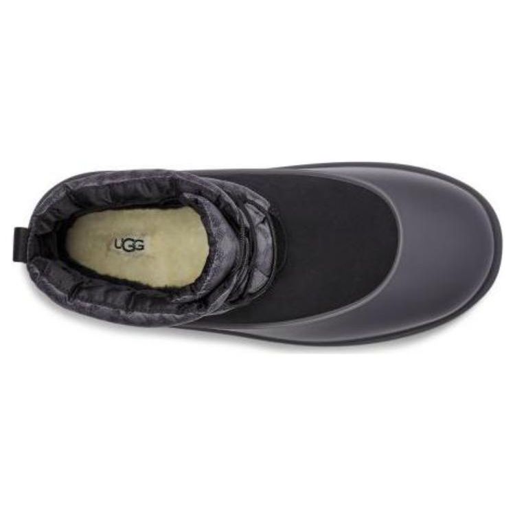 UGG Classic Luxury Series Suede Comfortable Casual Snow Boots Men Boots Black 1133776-BLK