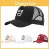 Xx Emoticon Embroidered Mesh Cap For Summer Sunshade And Windproof Protection