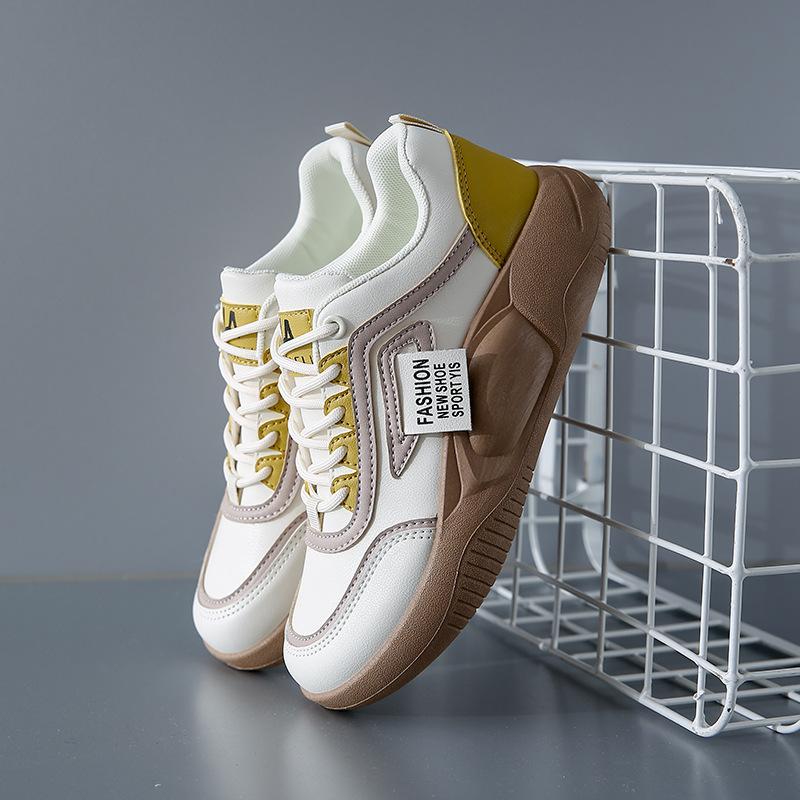 Fashion Autumn New Women's Flat Vulcanized Shoes Casual Breathable Student Leisure Shoes Hot Sale Female Platform Walking Shoes De Mujer