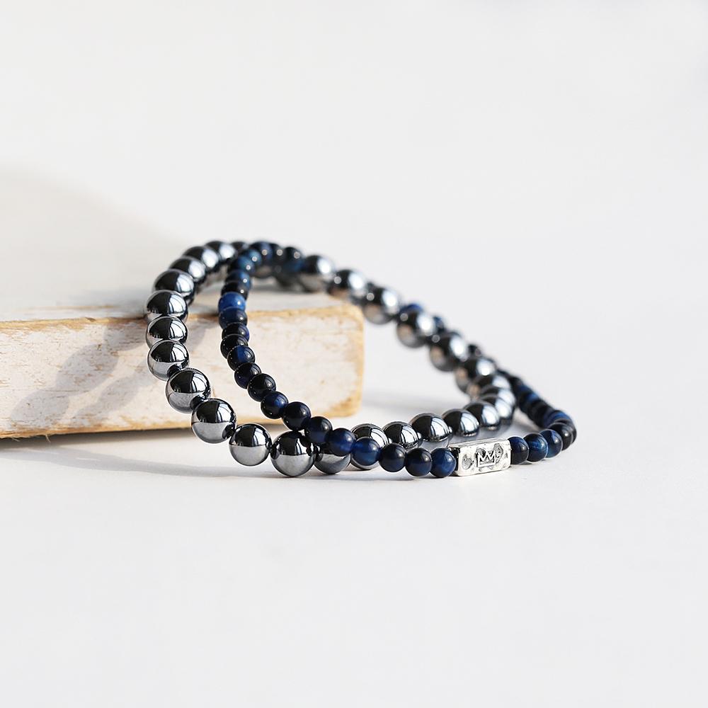 Aekki Dual Half Blue Tz.99 Terahertz Bracelet